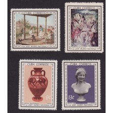 CUBA 1964 SERIE COMPLETA DE ESTAMPILLAS NUEVAS MINT PINTURAS ARTE